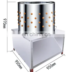 Commerical Automatic Chicken Dehair Machine / Chicken Plucker Parts / Chicken Defeather Machine for Sale thumbnail-2