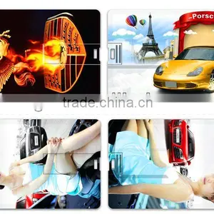 Nice Custom LOGO Printing Businss Card USB Flash Memory Stick As Gift thumbnail-1