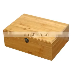 Luxury Simple Design Custom Printing Wooden Jewelry Boxes With Padlocks thumbnail-4