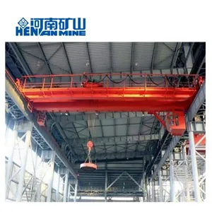10ton QC Model Double Beam Overhead Crane With Electro Magnetic Chuck thumbnail-1