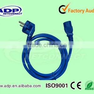6ft Standard European Power Cable IEC C13 VDE Extension Power Cord AC Power Cord thumbnail-1