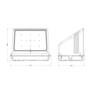 Led Decorative Outdoor Wall Lights DLWA-LED-018 thumbnail-2