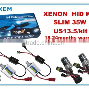 Xenon Hid Kit Slim H1, H3, H4, H7, H8, H9, H10, 9005(HB3), 9006(HB4), 9007 12V 35W thumbnail-2