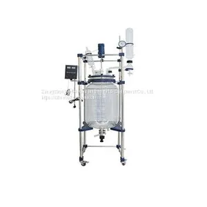 200L Jacket Glass Reactor Glass Reactor Supplier Jacketed Reactors Jacketed Pilot Glass Reactors thumbnail-3