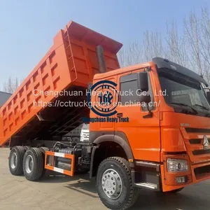 China Used Howo Sinotruck Dump Truck Tipper 6x4 10 Wheels Tippers for Sale thumbnail-2