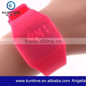 Silicone Led Light Watch With Touch Screen no Trace of Button thumbnail-1
