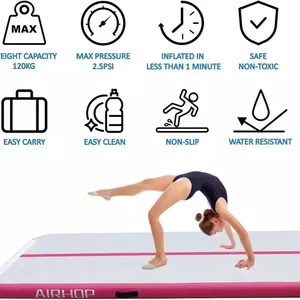 Air Track Inflatable Gymnastics Tumbling Mat With Air Pump thumbnail-1