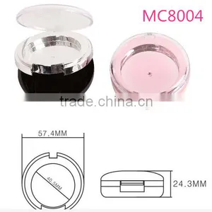 MC8004 Cosmetic Round Pressed Powder Box,eyeshadow Jar thumbnail-1