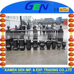 Shanxi Black Granite Vase thumbnail-1