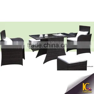 Outdoor Garden Furniture Wicker Sofa Latest Design PE Rattan Royal Sofa Set Quality Choice thumbnail-6