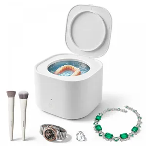Ultrasonic Jewelry Cleaner, 48KHz Ultrasonic Cleaner Machine for Jewelry, Rings, Watch Strap, 304 Stainless Steel Tank thumbnail-1