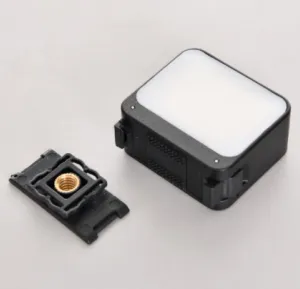 Mini Pocket LED Light With Cold Shoe and Support Bracket Kit Photographic Lighting for DSLR Camera, Gopro DJI Action Camera thumbnail-1