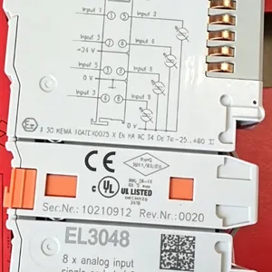 BECKHOFF EL3048 EtherCAT 8-Kanal-Analogeingabemodul mit 0-20 mA Stromeingang, Industrielle Automatisierungs-IO-Schnittstelle, PLC-Modul thumbnail-4