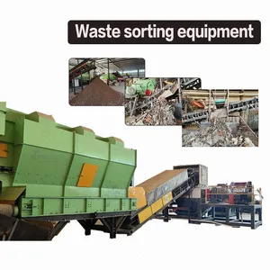 Industrial Automatic Municipal Solid Waste MSW Sorting Machine Plant Household Garbage Segregation Recycling Processing System EPC thumbnail-1