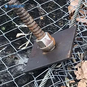 Rockfall Protection Netting G65 4 Open Mesh Steel Wire Weaving SNS Active Protection Mesh Mountain Slope Protection Mesh thumbnail-3