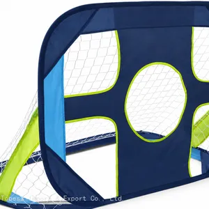 Portable Soccer Goal Net Set - Pop Up Training Soccer Goals for Backyard - Indoor or Outdoor Versions - Easy Assembly - Great for Kids and Adults thumbnail-1