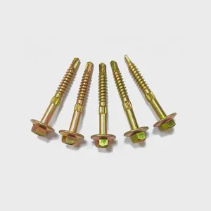 Ruspert Coated Drilling Screws for Steel Framing Hex Head Full Sizes C1022A Carbon Steel No Snapping thumbnail-5