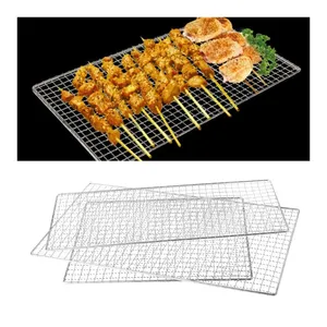 Barbecue Accessories - Stainless Steel Barbecue Grating Mesh, Cooking Grating, Barbecue Grating, Grill Mesh thumbnail-3