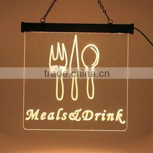 Small Carved LED ad Board thumbnail-1