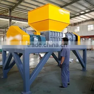 Powerful Double Shafts Double Motors Timber Wood Pallet Crusher thumbnail-1
