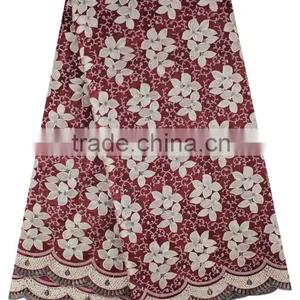 New Fashion Customized Wholesale Organza Lace Fabric MOG0191 thumbnail-6