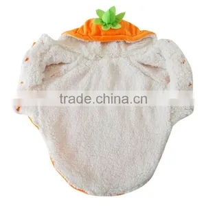 Halloween Festival Pumpkin Dog Apparels With Shorn Velvet Material and Extra Heavy Soft Wool Fit for Autumn and Winter thumbnail-3