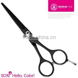 R8 Black Teflon Coating Hairdressing Sicssor thumbnail-1