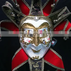 Factory Supply Christmas Carnival Venice Funny Masquerade Mask Charming Full Face Glitter Party Mask thumbnail-2