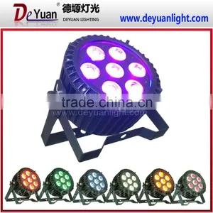 China Small Outdoor 7pcs*12w Rgbw uv Led Par Light dj Equipment thumbnail-1
