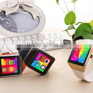 3 Colors Silicone Touch Screen SIM Camera Smart Hand Watch Mobile Phone Cell Phone thumbnail-4