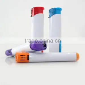 High Quality White Color Cheap Price Windproof Lighter Electronic Led Lighter thumbnail-2