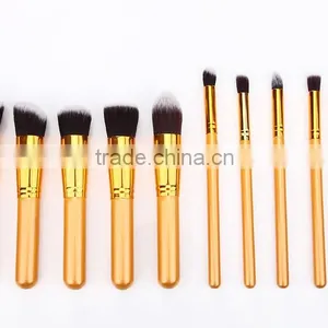 Pro 10pcs Makeup Cosmetic Blush Brush Eyebrow Foundation Powder Brushes Kit Set thumbnail-3