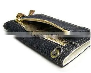 2016 Light Blue Jean Wallet for Men thumbnail-4