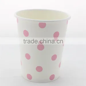 2015 Special Products Hot&Cold Drinking Polka Dot Tissue Paper Cup thumbnail-4
