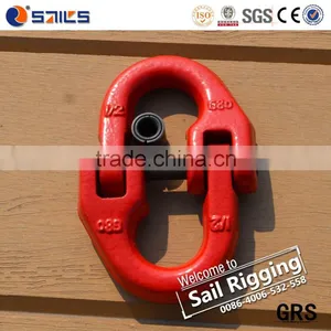 High Strength US Type Drop Forged Grade 80 Alloy Steel Connecting Link thumbnail-2