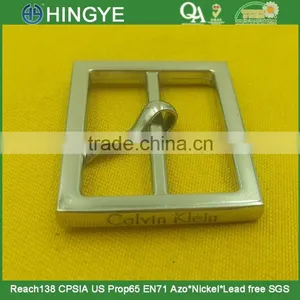 Customized Logo Rectangle Shape Metal Buckles With Prong For Belt -- MD4623 thumbnail-1