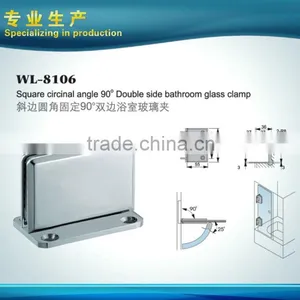 Bevel Circinal Angle 90 Degrees Double Side Shower Glass Door Hinge thumbnail-4