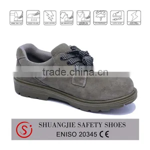 Suede Leather Steel Toe Cap for Workman Goodyear Welt Safety Shoes 8009-1 thumbnail-1