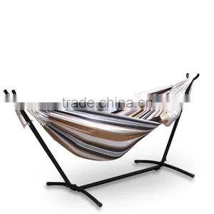 Double Hammock 2 Person With Space Saving Steel Stand Waterproof Carrying Bag thumbnail-5