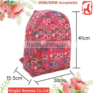 College Girls Backpack Bag Canvas Bag Fashion Backpack for Girls thumbnail-1