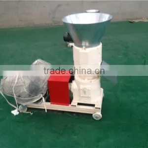 Small Capacity Stainless Steel Mould Flat Die Peanut Shells Pellet Machine thumbnail-2