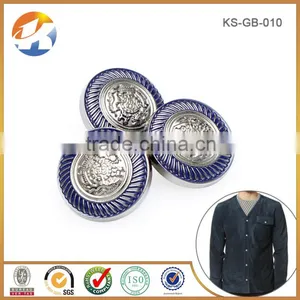 Beautiful Fashion Alloy Custom Metal Cloth Button thumbnail-3