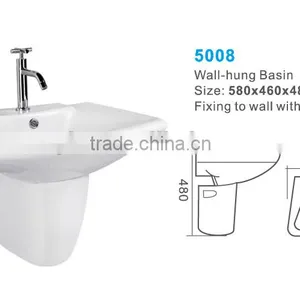 Ceramic Wall Hung Basin for the Shampoo Basin in Wash Basin thumbnail-2