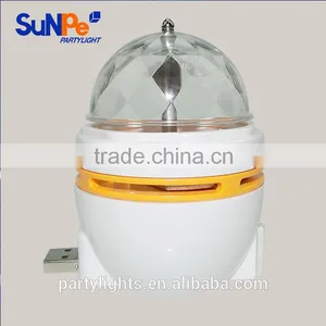 Mini USB Plug Rotating Head LED Stage Light Party Disco Club Holiday Lighting Lamp thumbnail-2