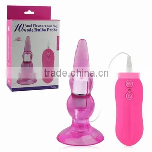 10 Speed Mode Silicone Anal Butt Plug Gay Sex Toys Quality Choice thumbnail-1