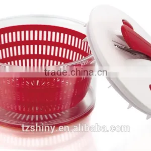 2016 Easy Use Plastic Collapsible Salad Spinner With Mandoline Slicer thumbnail-3