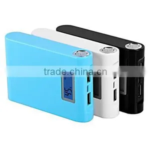 Latest LCD Digital Display 8800mah Power Bank With Display HD Adverisement Portable Power Pack thumbnail-1