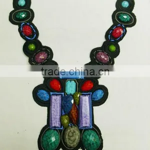 Garment Collar/beaded Neck Trimming, Neck Designs for Ladies Tops thumbnail-1