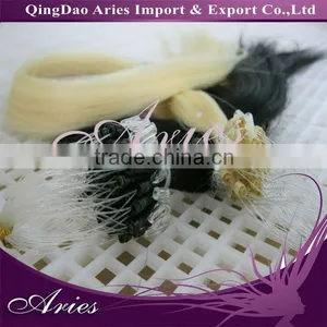 Best Quality Remy Micro Loop Ring Hair Extensions thumbnail-3