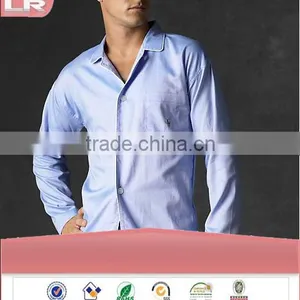 Pure Cotton Comfortable Long Sleeves Pajama Shirts thumbnail-1